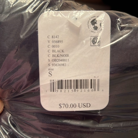 NWT Free People Dress Good Feels Mockneck Midi In Black Size Small - Picture 6 of 6